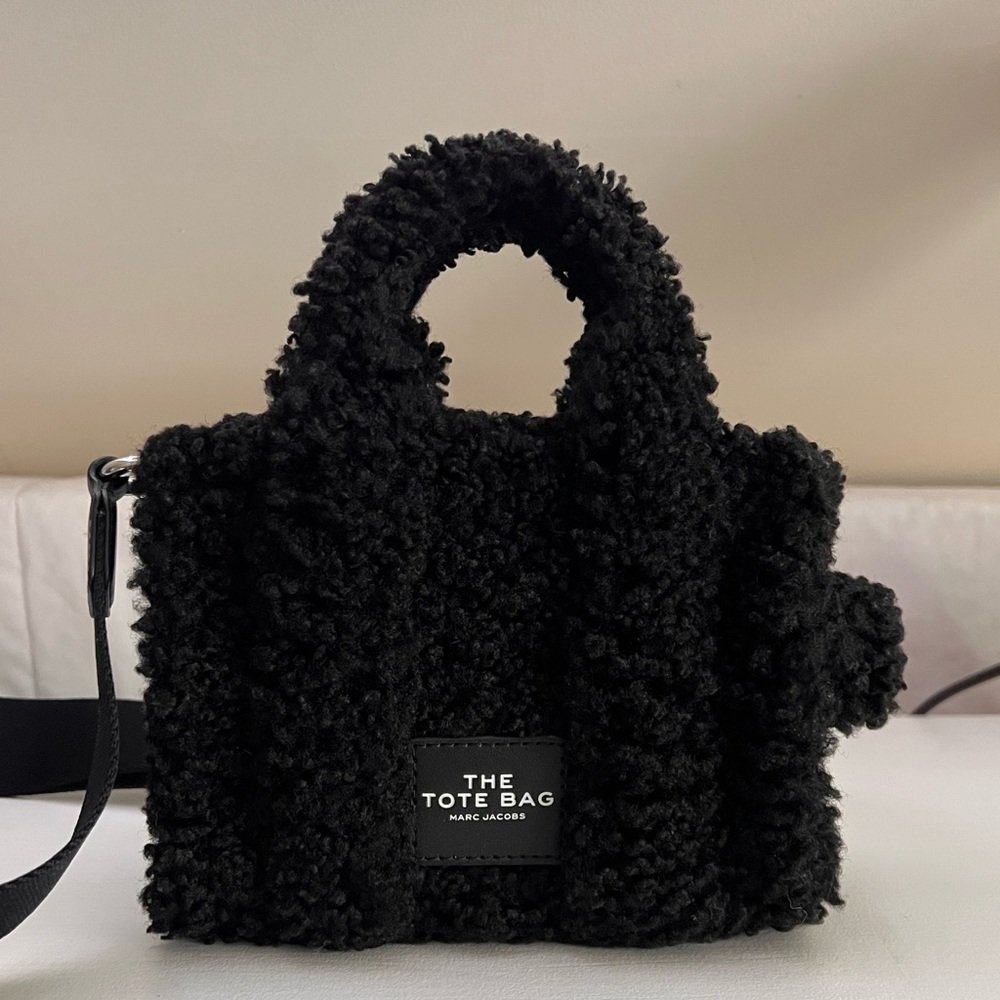 Marc Jacobs Teddy Mini Tote Bag Black
